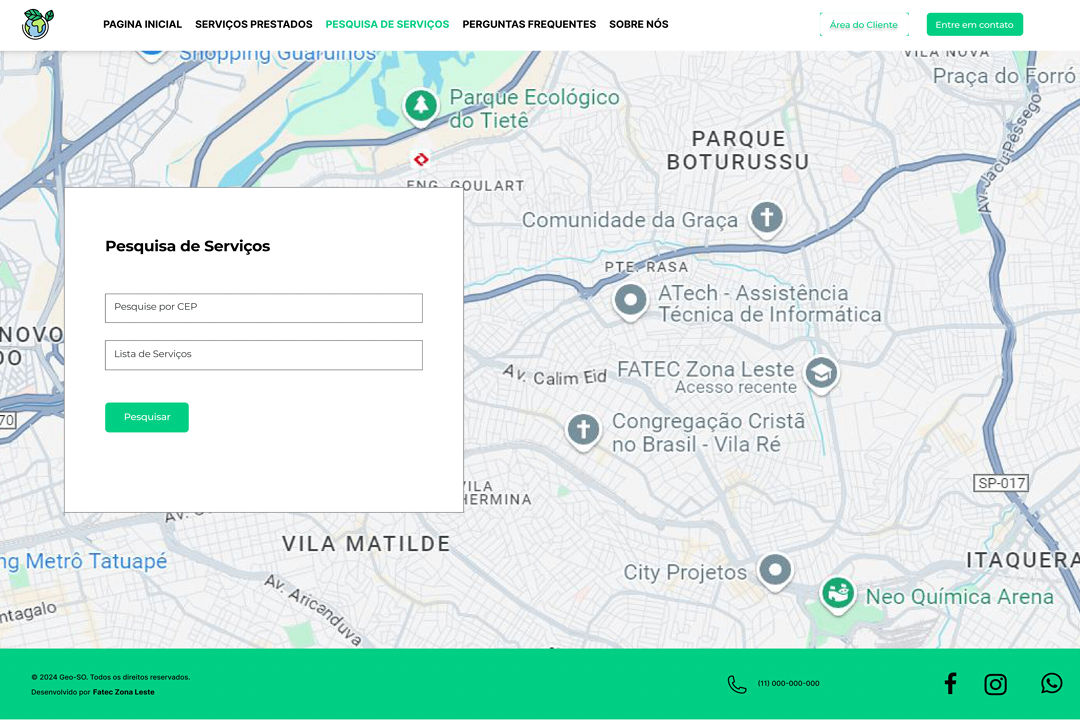 Imagem 2 do projeto Geo-SO Limpeza Urbana